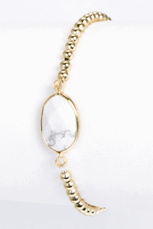 Kailey Metal Bead Bracelet